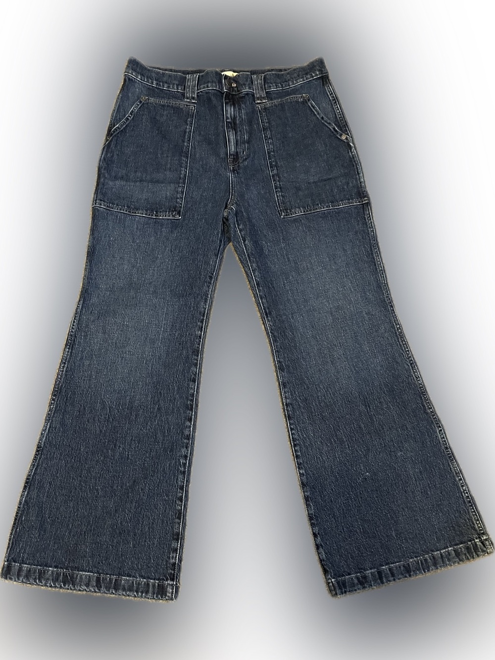Madewell 11” High-Rise Flare Jeans size 14 - Picture 2 of 14